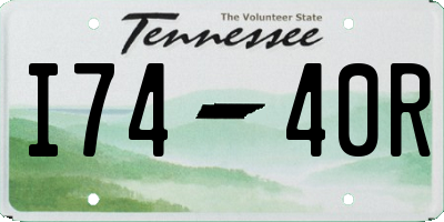 TN license plate I7440R