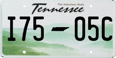 TN license plate I7505C