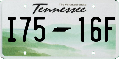 TN license plate I7516F