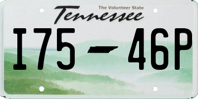 TN license plate I7546P