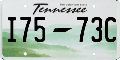 TN license plate I7573C