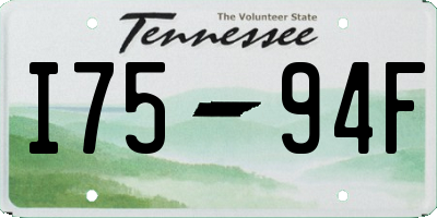 TN license plate I7594F