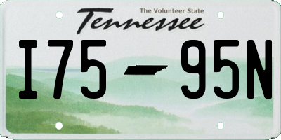 TN license plate I7595N