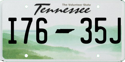 TN license plate I7635J