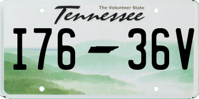 TN license plate I7636V
