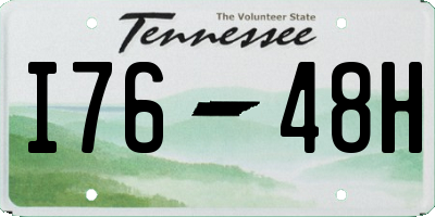 TN license plate I7648H