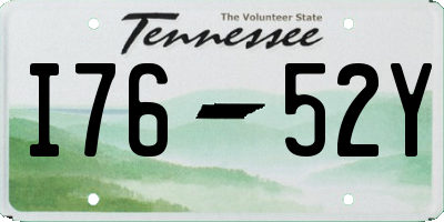 TN license plate I7652Y