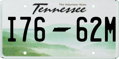 TN license plate I7662M