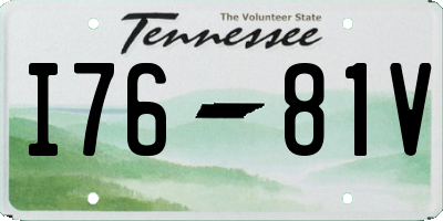 TN license plate I7681V