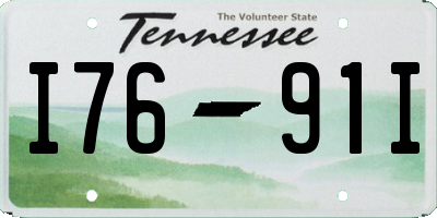 TN license plate I7691I