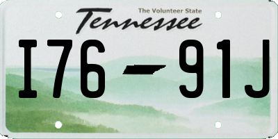 TN license plate I7691J