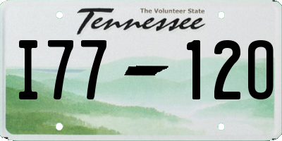 TN license plate I7712O