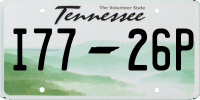 TN license plate I7726P