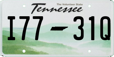 TN license plate I7731Q