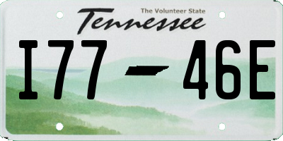 TN license plate I7746E