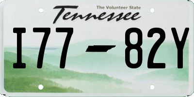 TN license plate I7782Y