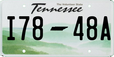 TN license plate I7848A