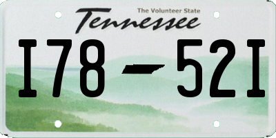 TN license plate I7852I