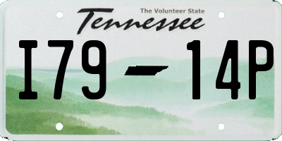 TN license plate I7914P