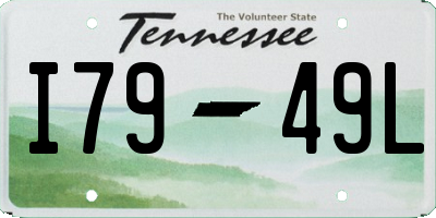 TN license plate I7949L