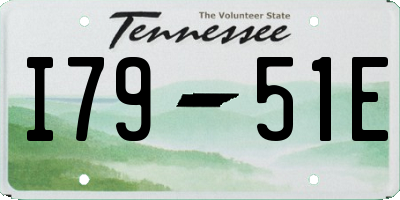 TN license plate I7951E