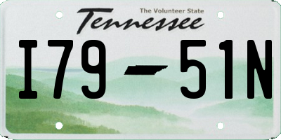 TN license plate I7951N