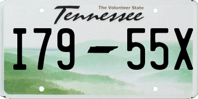 TN license plate I7955X
