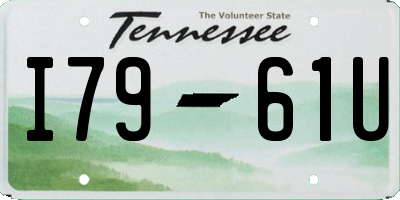 TN license plate I7961U