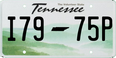TN license plate I7975P