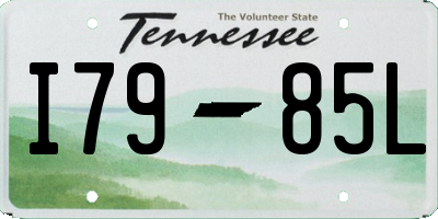 TN license plate I7985L