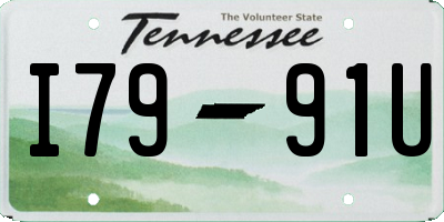 TN license plate I7991U