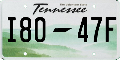 TN license plate I8047F