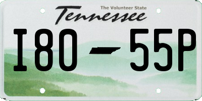 TN license plate I8055P