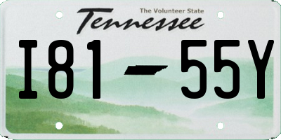 TN license plate I8155Y