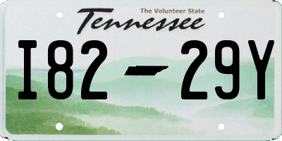 TN license plate I8229Y