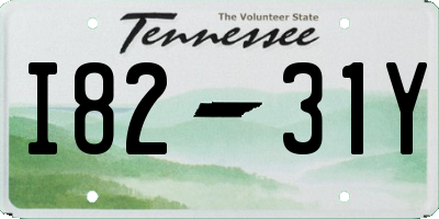 TN license plate I8231Y