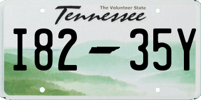 TN license plate I8235Y
