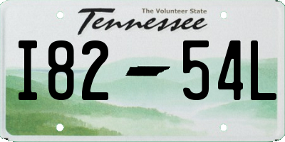 TN license plate I8254L
