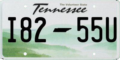 TN license plate I8255U
