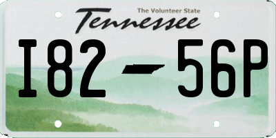 TN license plate I8256P
