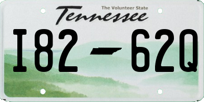TN license plate I8262Q
