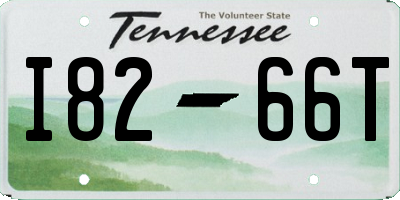TN license plate I8266T