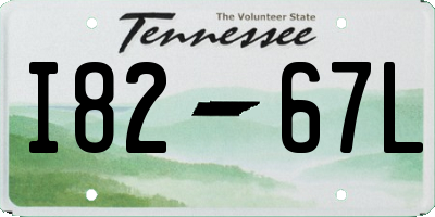 TN license plate I8267L