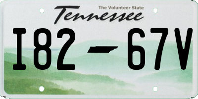 TN license plate I8267V