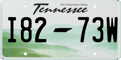 TN license plate I8273W