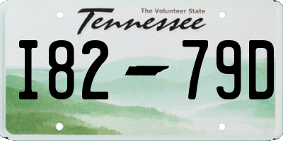 TN license plate I8279D