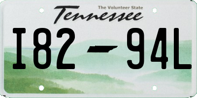TN license plate I8294L