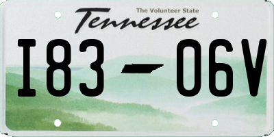 TN license plate I8306V