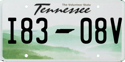 TN license plate I8308V