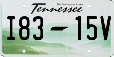 TN license plate I8315V